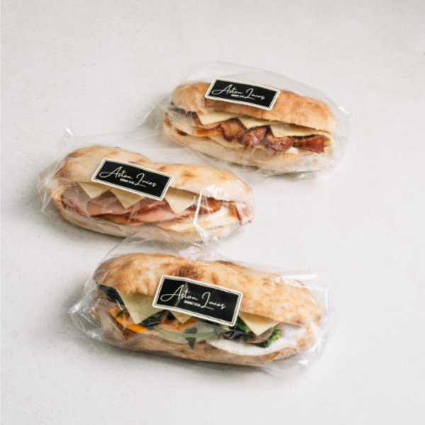 Turkish roll – Chicken Mix, spinach, tasty cheese & Avocado_image_Aston Lucas Gourmet_order now
