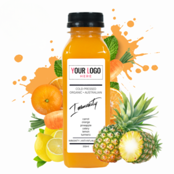 350ml Organic Immunity - BYO Cold Pressed Juices (1)*_image_Brand Your Own (BYO)/ Taste Studios_order now