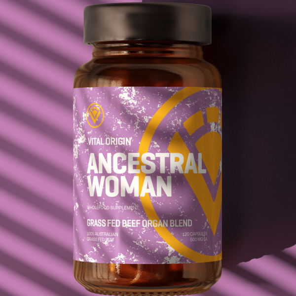 Ancestral Woman Beef Organ Capsules - Carton (6 Units)