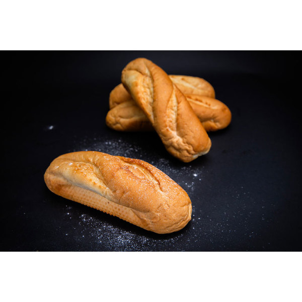 Pack of 4 Retail Crusty White Roll 90g each_image_The Bread & Butter Project_order now