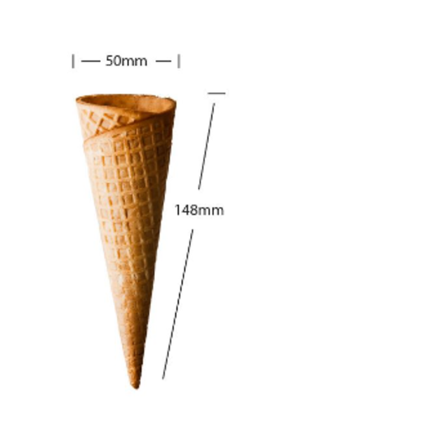 #5 Cones Flat Top Waffle C_image_Invidia Foods_order now