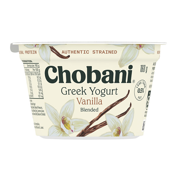 Chobani Pots - 160gx8 Vanilla_image_Fresh & Chilled_order now