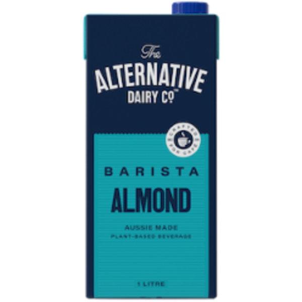 The Alternative Dairy Co - Barista Almond Milk - 12 x 1LT_image_The Plant Pantry - Plant Based Food Distributor_order now