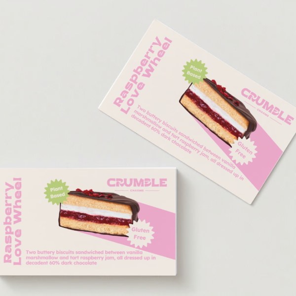 Display Tag - RASPBERRY LOVE WHEEL_image_Crumble Charms_order now