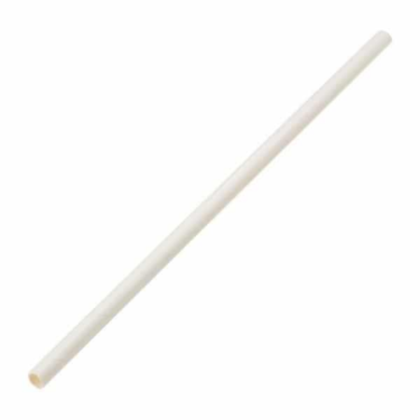 Straw Paper Plain White (2500/Ctn)_image_Nepean Hospitality_order now