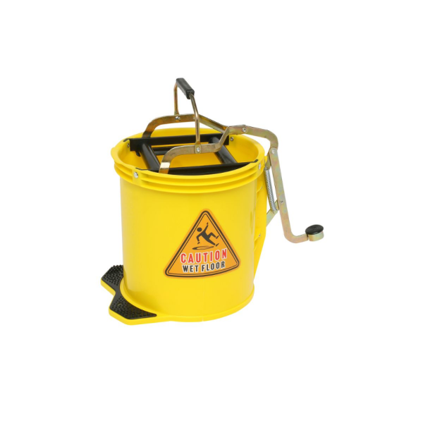 Bucket Mop with Castors 16lt Yellow_image_Nepean Hospitality_order now