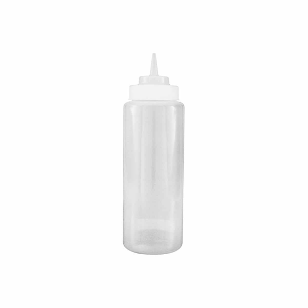 Squeeze Bottle Wide Mouth Clear 1lt_image_Nepean Hospitality_order now