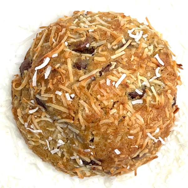 Sourdough Cookies:Coconut, Milk Choc & Vanilla Cookie_image_Currumbin Cookies_order now