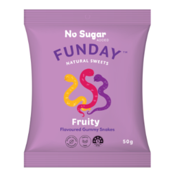 Funday - Fruity Gummy Snakes_image_The Forage Company_order now