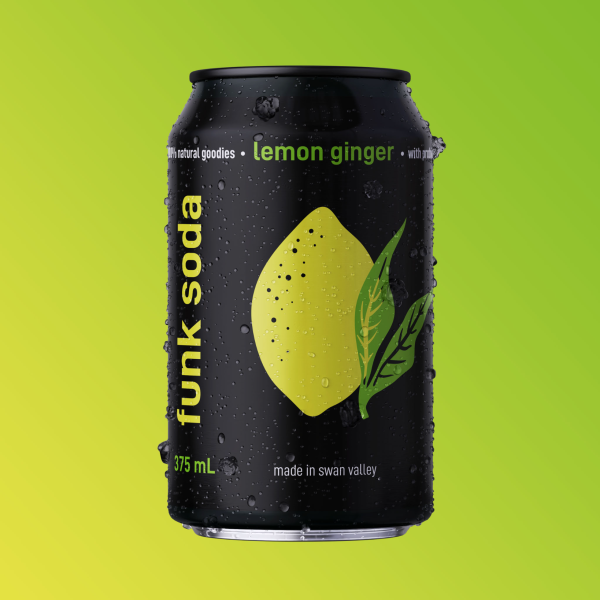 Craft Soda - Lemon Ginger_image_Funk Drinks Co_order now
