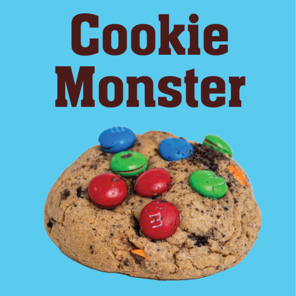 24 x Regular Cookie Monster (M&M Oreo)_image_Gold Coast Cookies_order now