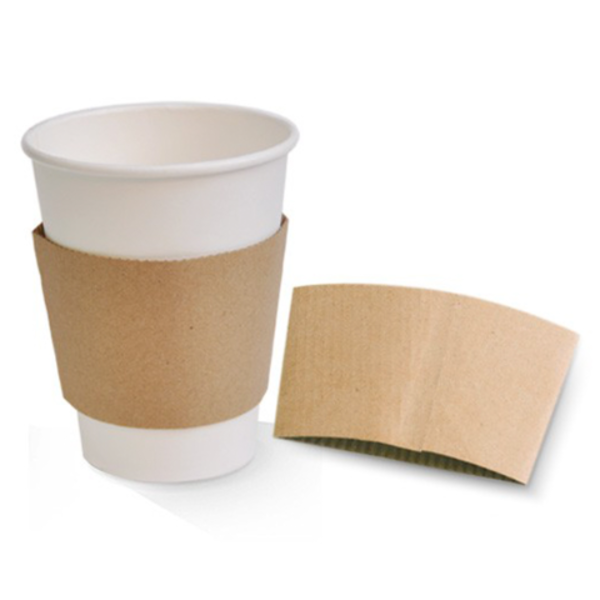 Coffee Cup Sleeve Sleeve Kraft To Fit 8Oz 1000/Ctn Pac Trading_image_Food & Packaging Distributors Australia_order now