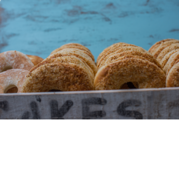  White Flat Sesame Bagel (ORIGINAL) 24/Box_image_The Baker from Jaffa_order now