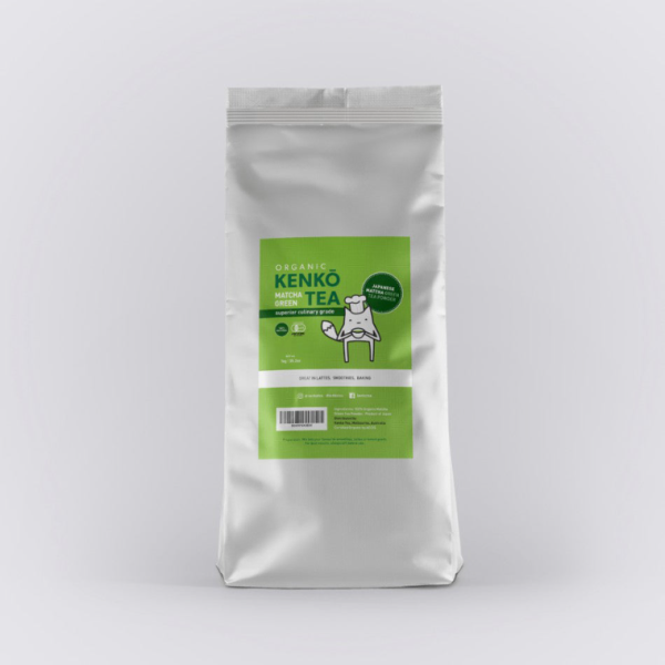 Organic Culinary Matcha - A Grade -1kg bag - Kagoshima_image_Kenko Matcha_order now
