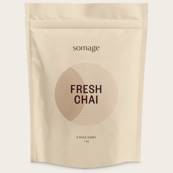 Somage 9 Spice Fresh Chai - HONEY - 1kg Pouch_image_SQUARE ONE COFFEE ROASTERS PTY LTD_order now