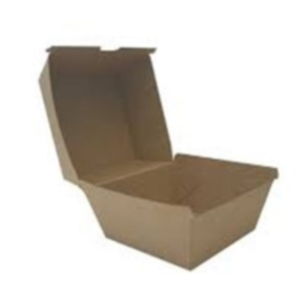 Burger Box Brown Corrugated Plain Brown 250pc/ctn_image_Packaging Australian Coffee Experts_order now