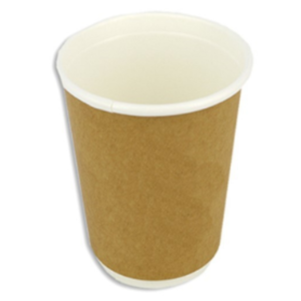 16 oz PE Coated DW Cup/Kraft 500pc/ctn_image_Packaging Australian Coffee Experts_order now
