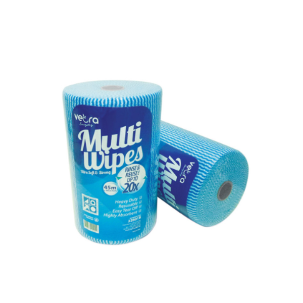 VEORA MULTIWIPE CHUX BLUE ROLL 90m EACH_image_NATIVE WHOLESALE PTY LTD_order now