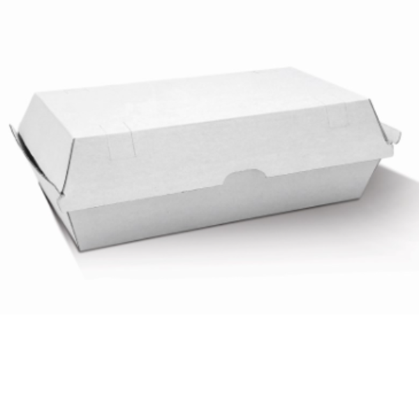 White Corrugated Snack Box Large (200/Ctn)_image_Nepean Hospitality_order now