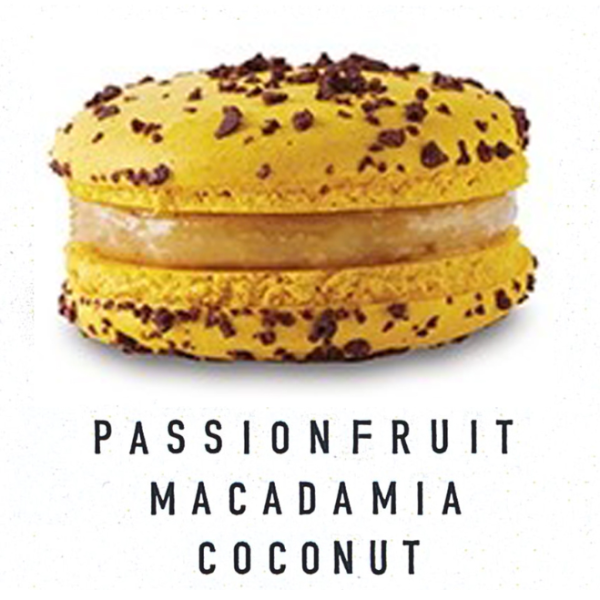 Macarons - Passionfruit Macadamia Frozen (40/Box)_image_GJ Food - Fine French Food_order now