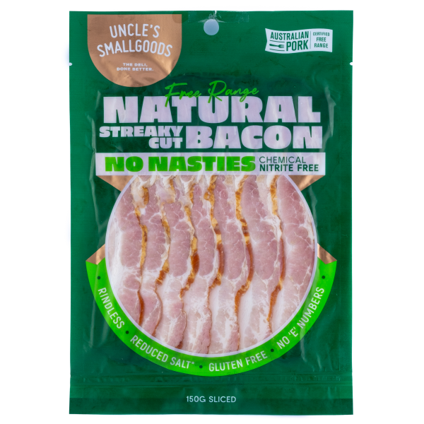 Bacon - Nitrate Free Streaky - Retail_image_Uncles Smallgoods_order now