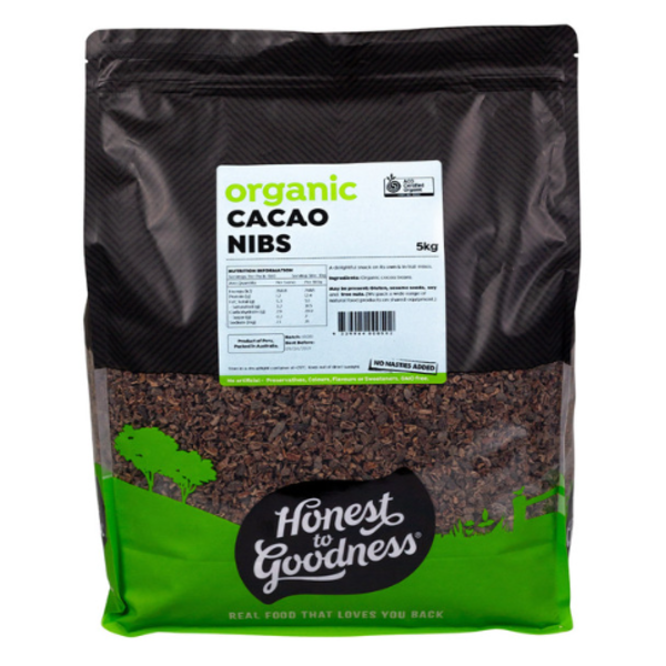 Organic Cacao Nibs 5KG_image_Honest to Goodness_order now