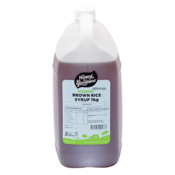 Organic Brown Rice Syrup 7KG_image_Honest to Goodness_order now
