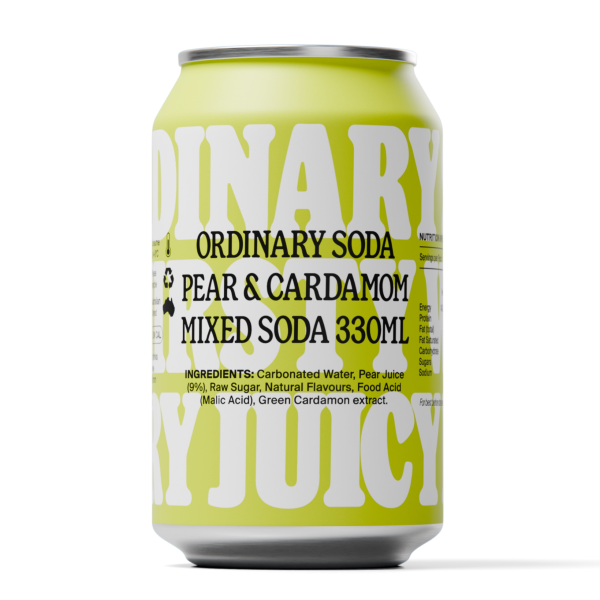 Ordinary Soda Pear & Cardamom 12 x 330ml._image_Ordinary Soda_order now