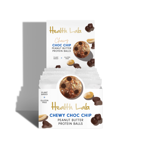 Chewy Choc Chip Protein Balls (12 Balls)_image_Health Lab_order now