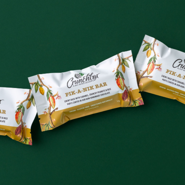 CRUNCHBOX - SNACK Chunker Bar (Pic-a-nik) x 8 - KEEP REFRIGERATED _image_Crunchbox - The Chocolate Chapter_order now