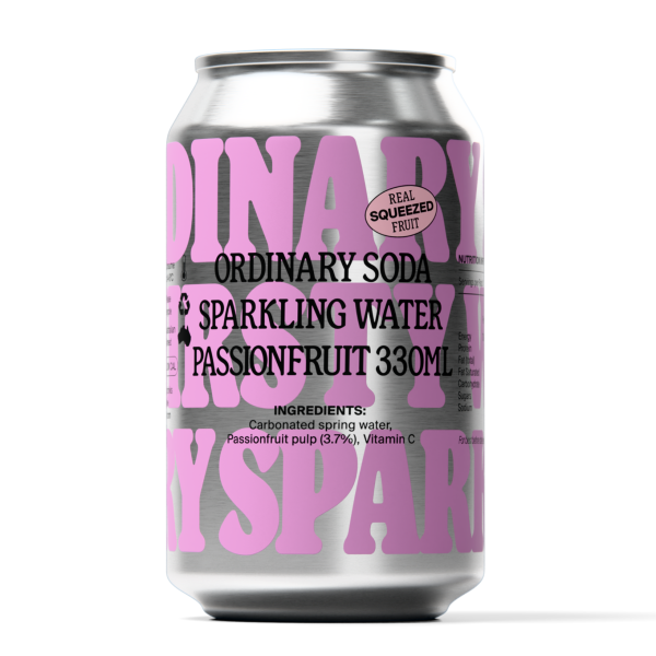 Ordinary Sparkling Passionfruit water 12 x 330ml