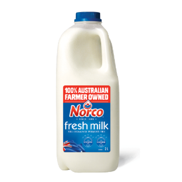 Full Cream Milk 2L Norco