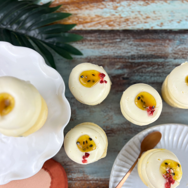 GF Passionfruit Cheesecakes Box of 12_image_Homemade Bliss_order now