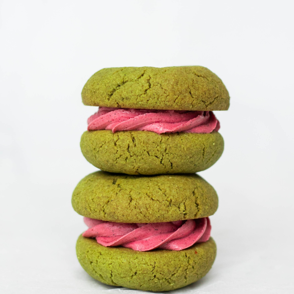 Matcha & Strawberry Cookie Sandwich X 6_image_Raw Passion_order now