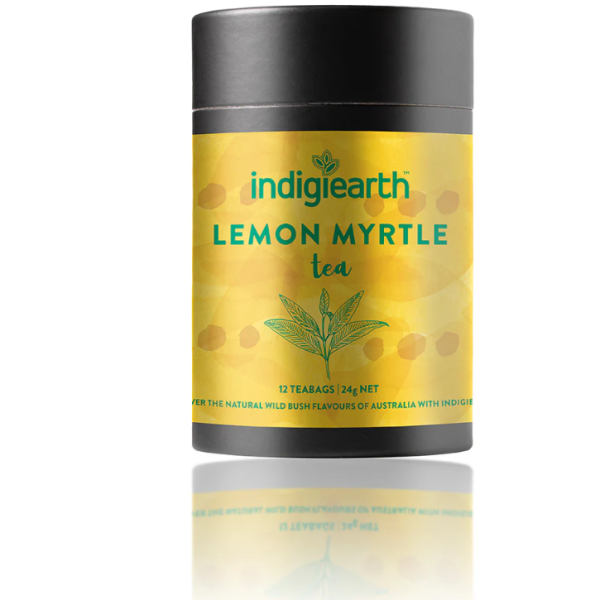 Lemon Myrtle Tea - Pyramid Tea Bags(12)_image_Indigiearth_order now