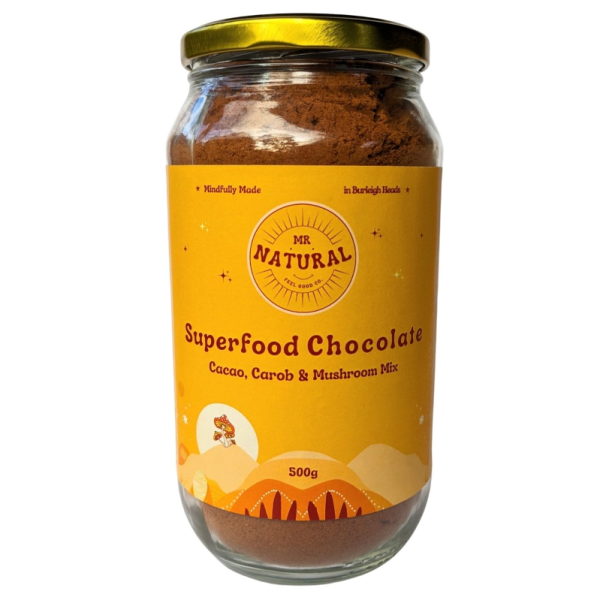 🌞 500g jar x 4 - Superfood Choc 🤎_image_Mr Natural Superfoods_order now