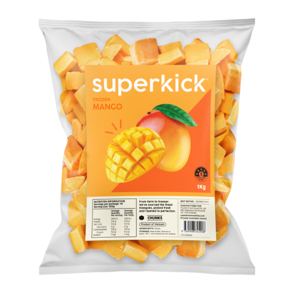 Mango Chunk Frozen 1kg Superkick_image_Fresh & Chilled_order now