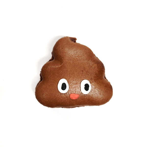 (GF) Poop Macaron - Chocolate (20 Pieces)_image_Fatcaron_order now