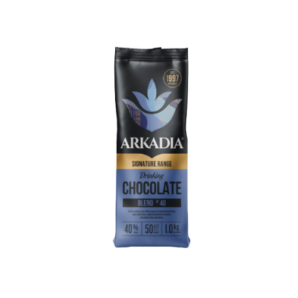 ARKADIA DARK CHOC (40%) POWDER (GLUTEN FREE) - 1kg_image_Aromas Coffee_order now