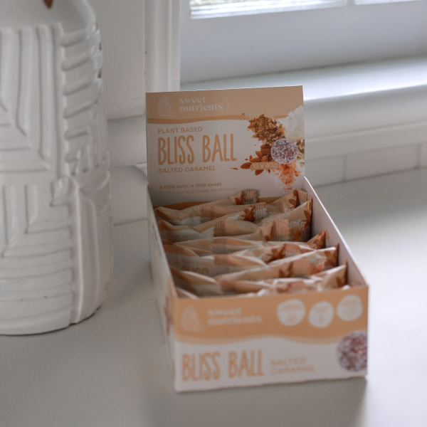 Salted Caramel Bliss Ball CTN - 12 x 40g Balls_image_Sweet Nutrients_order now