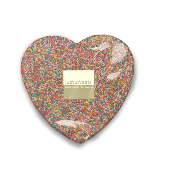 Milk Choc Speckles Hearts_image_Just Sweets_order now