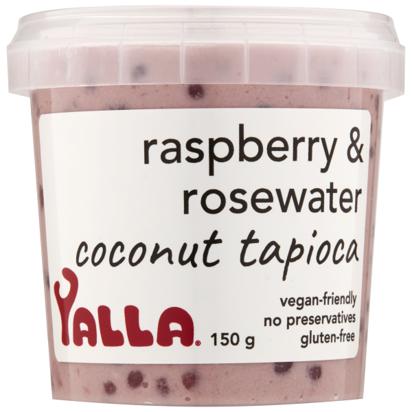 Raspberry & Rosewater Coconut Tapioca (6x150g)_image_Yalla_order now