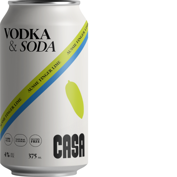 Casa Vodka, Soda & Finger Lime Case of 24 x 375ml 4% ABV_image_Casa Spirits & Cocktails_order now