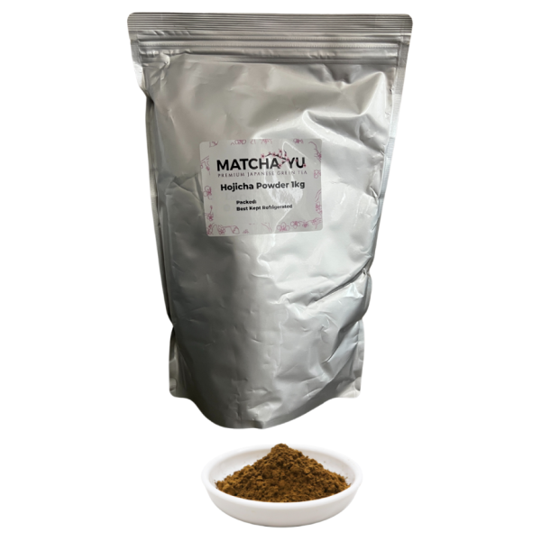 Hojicha Roasted Green Tea Powder (1kg bulk bag)_image_Matcha Yu Tea_order now
