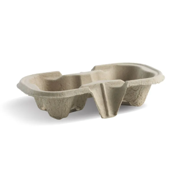 2-Cup Egg BioCup Tray - 50pcs _image_EcoFlow Packaging_order now