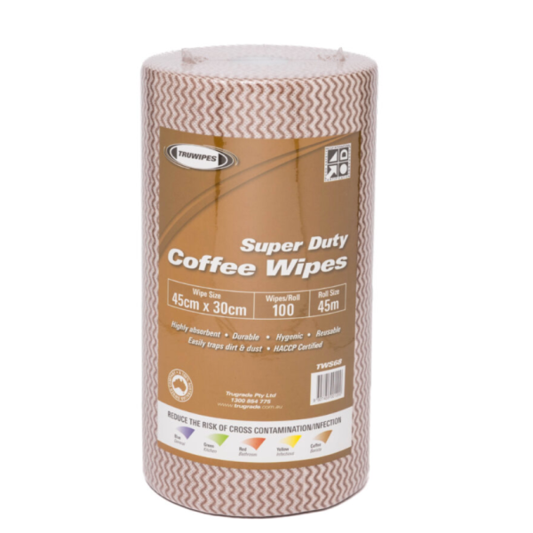 Super Duty Wipes - COFFEE 1 Roll 90's_image_EcoFlow Packaging_order now