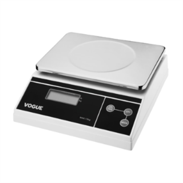 Vogue Digital Platform Scale (Not Gov Stamped) 15kg Grad. 5g kg/lbs_image_Nisbets_order now