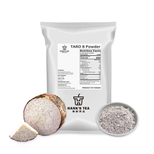 Taro Flavor Powder (1kg) 20 Bags/ 1 Carton_image_Hank's Tea Bubble Tea Wholesale_order now