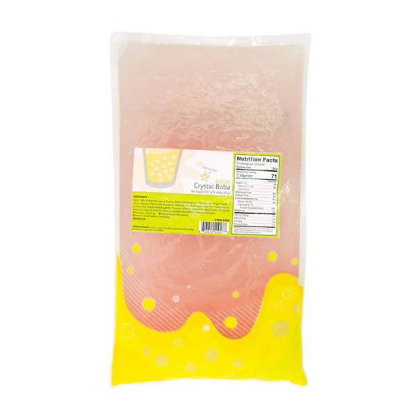 Agar Pearl Sakura Flavor (2kg) 6 Bags/1 Carton_image_Hank's Tea Bubble Tea Wholesale_order now