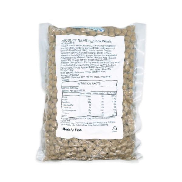 Tapioca Black Pearl (2.5) (3kg) 6 Bags/ 1 Carton_image_Hank's Tea Bubble Tea Wholesale_order now